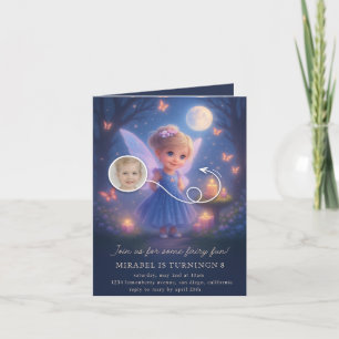 Twilight Fairy Garden Geburtstag Einladung zur Gir