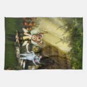 Twilight Fairy Haven Geschirrtuch (Horizontal)