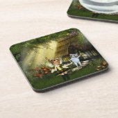 Twilight Fairy Haven Getränkeuntersetzer (Linke Seite)