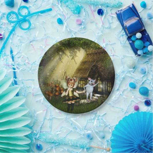 Twilight Fairy Haven Pappteller (Party)