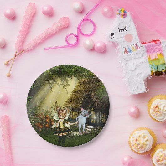 Twilight Fairy Haven Pappteller (Party)