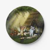 Twilight Fairy Haven Pappteller (Vorderseite)