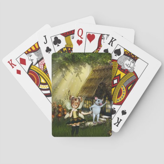 Twilight Fairy Haven Spielkarten (Rückseite)