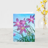 Twilight Fairy Lilies Note Card Karte (Gelbe Blume)