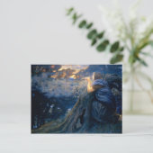 Twilight Fantasies by Edward Robert Hughes Postkarte (Stehend Vorderseite)