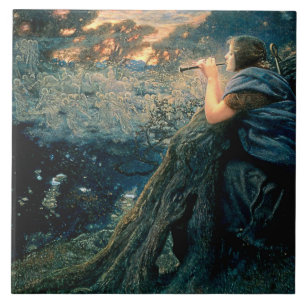 "Twilight Fantasy" von Edward Robert Hughes Fliese