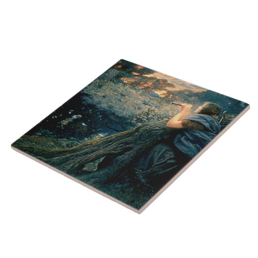 "Twilight Fantasy" von Edward Robert Hughes Fliese (Seite)