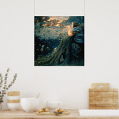 "Twilight Fantasy" von Edward Robert Hughes Poster (Küche)