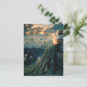 "Twilight Fantasy" von Edward Robert Hughes Postkarte (Stehend Vorderseite)