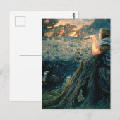 "Twilight Fantasy" von Edward Robert Hughes Postkarte (Vorne/Hinten)