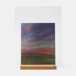Twilight Field - Acrylic Art Sign Acrylschild
