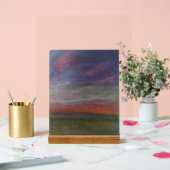 Twilight Field - Acrylic Art Sign Acrylschild (Hochzeit)