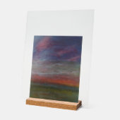 Twilight Field - Acrylic Art Sign Acrylschild (Winkel)