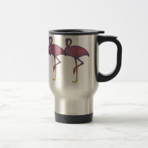 Twilight Flamingo Stylized Sonnenuntergang-Tasse