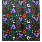 Twilight Flora Duschvorhang (Vorderseite)