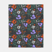 Twilight Flora Fleecedecke (Vorderseite)