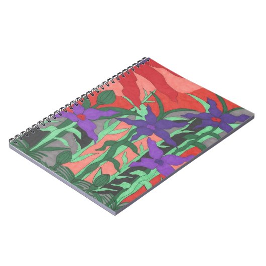 Twilight Floral Garden Notizblock (Linke Seite)