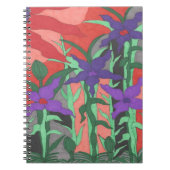 Twilight Floral Garden Notizblock (Vorderseite)