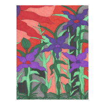 Twilight Floral Garden