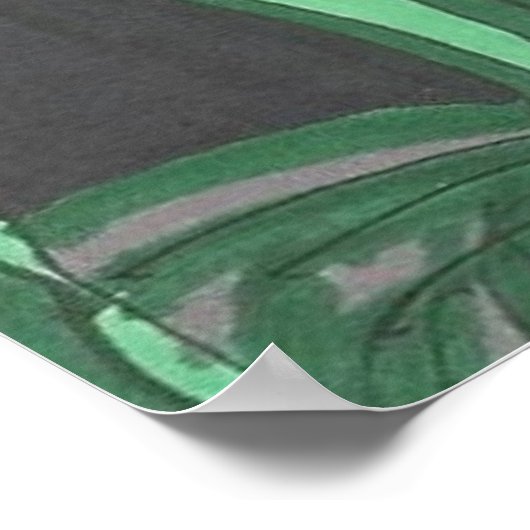 Twilight Floral Garden Poster (Ecke)