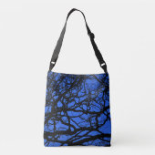 Twilight Forest Cross-Body Tote Bag Tragetaschen Mit Langen Trägern (Rückseite)