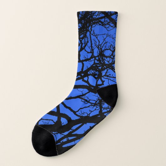 Twilight Forest Unisex Comfy Stretch Crew Socks Socken (Links - Außen)