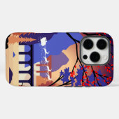 Twilight Forest Weihnachten Santa Schlitten Case-Mate iPhone Hülle (Rückseite (Horizontal))