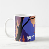 Twilight Forest Weihnachten Santa Schlitten Kaffeetasse (Links)