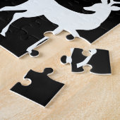 Twilight Forest Weihnachten Santa Schlitten Puzzle (Seite)