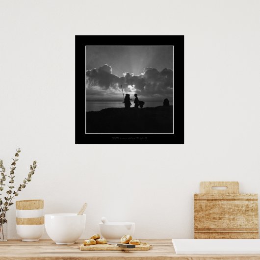 TWILIGHT FUN (schwarzer Hintergrund) Poster (Küche)