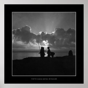 TWILIGHT FUN (schwarzer Hintergrund) Poster