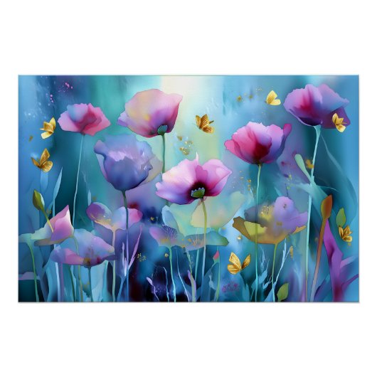 Twilight Garden: Pfeffer und goldene Flügel Poster (Vorderseite)