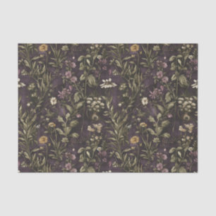 Twilight Garden Tissue - Verzauberte Blumen Seidenpapier