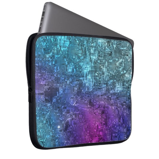 Twilight Geometric Abstrakt Art Notebook-Case Laptopschutzhülle (Vorne Rechts)