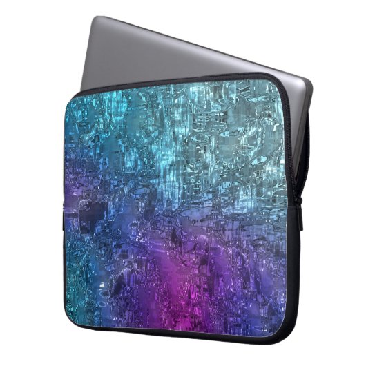 Twilight Geometric Abstrakt Art Notebook-Case Laptopschutzhülle (Vorderseite Links)