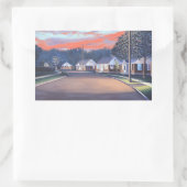 Twilight Glow 1997 Rechteckiger Aufkleber (Tasche)
