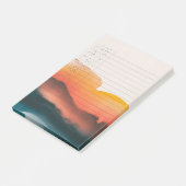 Twilight Gradient: Tinte & Sky Post-it Klebezettel (angewinkelt)