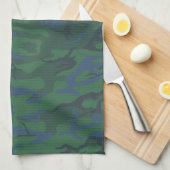 Twilight Green Camouflage Handtuch (Viertel Falte)