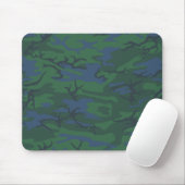 Twilight Green Camouflage Mousepad (Mit Mouse)