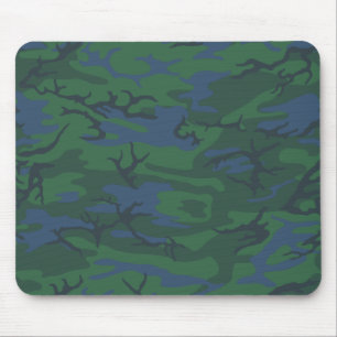 Twilight Green Camouflage Mousepad