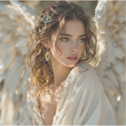 Twilight Guardian - Engel der Gilded Wings Aufkleber (Vorderseite)