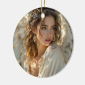 Twilight Guardian - Engel der Gilded Wings Keramik Ornament (Links)