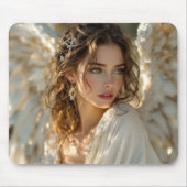 Twilight Guardian - Engel der Gilded Wings Mousepad (Vorne)