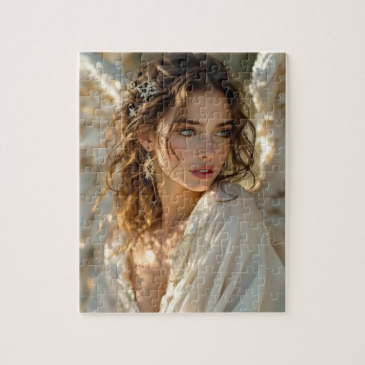 Twilight Guardian - Engel der Gilded Wings Puzzle (Vertikal)