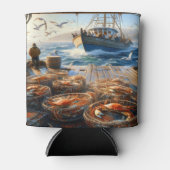 Twilight Harvest Fischer sammeln Krebse Dosenkühler (Vorderseite)