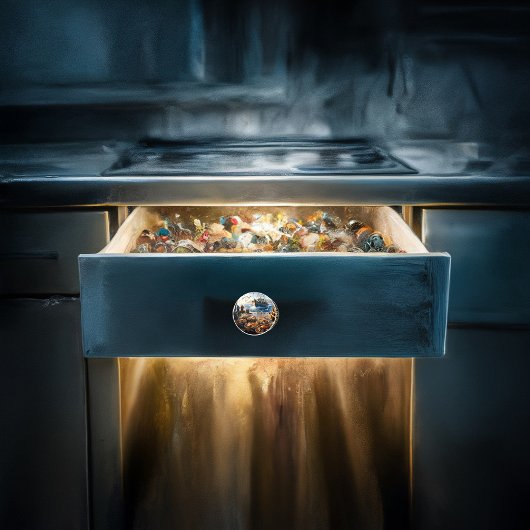 Twilight Harvest Fischer sammeln Krebse Keramikknauf