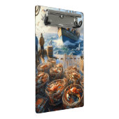 Twilight Harvest Fischer sammeln Krebse Mini Klemmbrett (Schrägansicht)