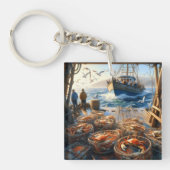 Twilight Harvest Fischer sammeln Krebse Schlüsselanhänger (Vorderseite)