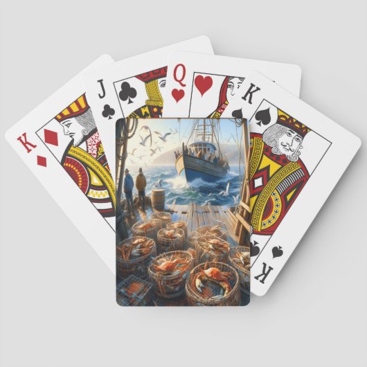 Twilight Harvest Fischer sammeln Krebse Spielkarten (Rückseite)