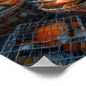 Twilight Harvest Fishermen sammeln Krabben 16x20 Poster (Ecke)